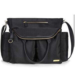 Skip Hop Chelsea Leather Diaper Tote Bag